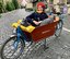 Titel: Lastenrad Tinka Dittrich Beschreibung: Sie hat es geschafft: Dank Tinka Dittrich kann der ADFC ab Frühjahr Lastenräder verleihen.