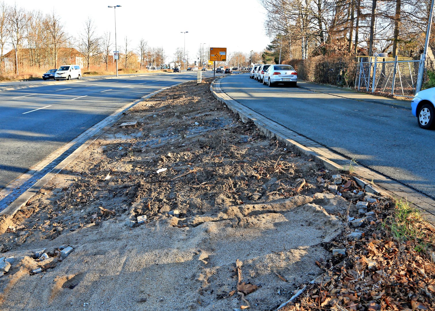 Erneute Radikalkur: Stadt setzt auf Rasen statt Sträucher Stümpfe