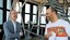 Titel:  Beschreibung: Neue Ein- und Ausblicke über den Dächern der Stadt: Mirko Peisert (links) und Tarek Abu Ajamieh in der Kuppel des Andreasturms.