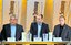 Titel: HAZ Forum BŸrgermeisterwahl Algermissen Beschreibung: HAZ-Redakteur Tarek Abu Ajamieh stellte auf dem Podium die Fragen an Wolfgang Moegerle und Lukas Schlemeyer.