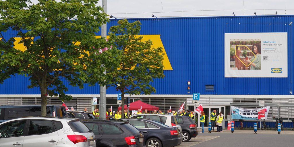Warnstreik bei Ikea: Verdi ruft Beschäftigte für Freitag und Sonnabend zu Aktionen auf ...