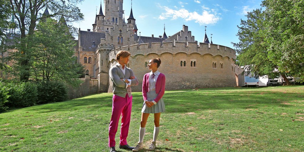 So wird die AmazonPrimeSerie auf Schloss Marienburg gedreht