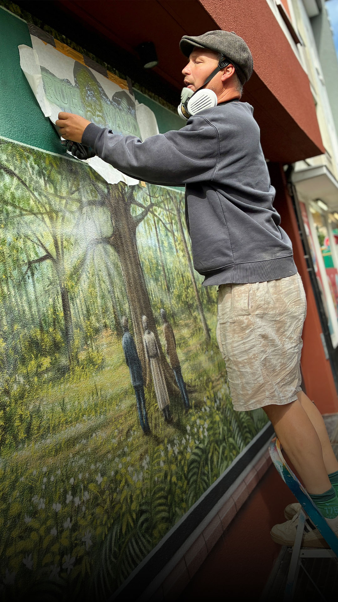 Ein Hildesheimer Graffiti-Künstler holt das Thema Tod aus der Tabuzone