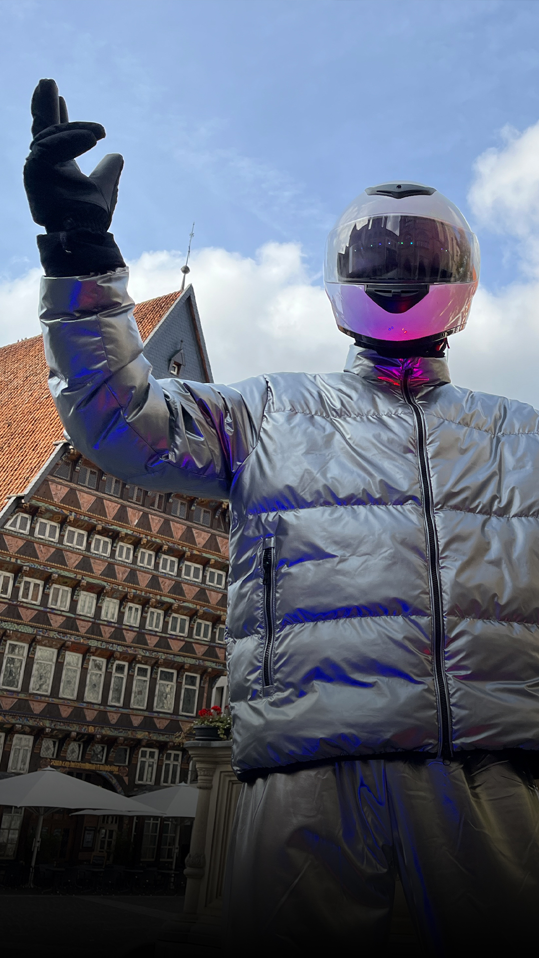 Ein Astronaut auf dem  Marktplatz: Das steckt dahinter