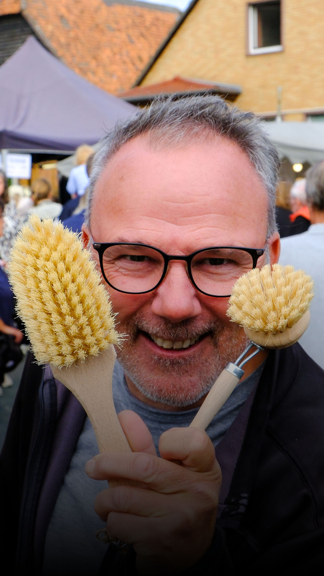 Besuch auf dem Lafferder Markt - mit Spezialauftrag