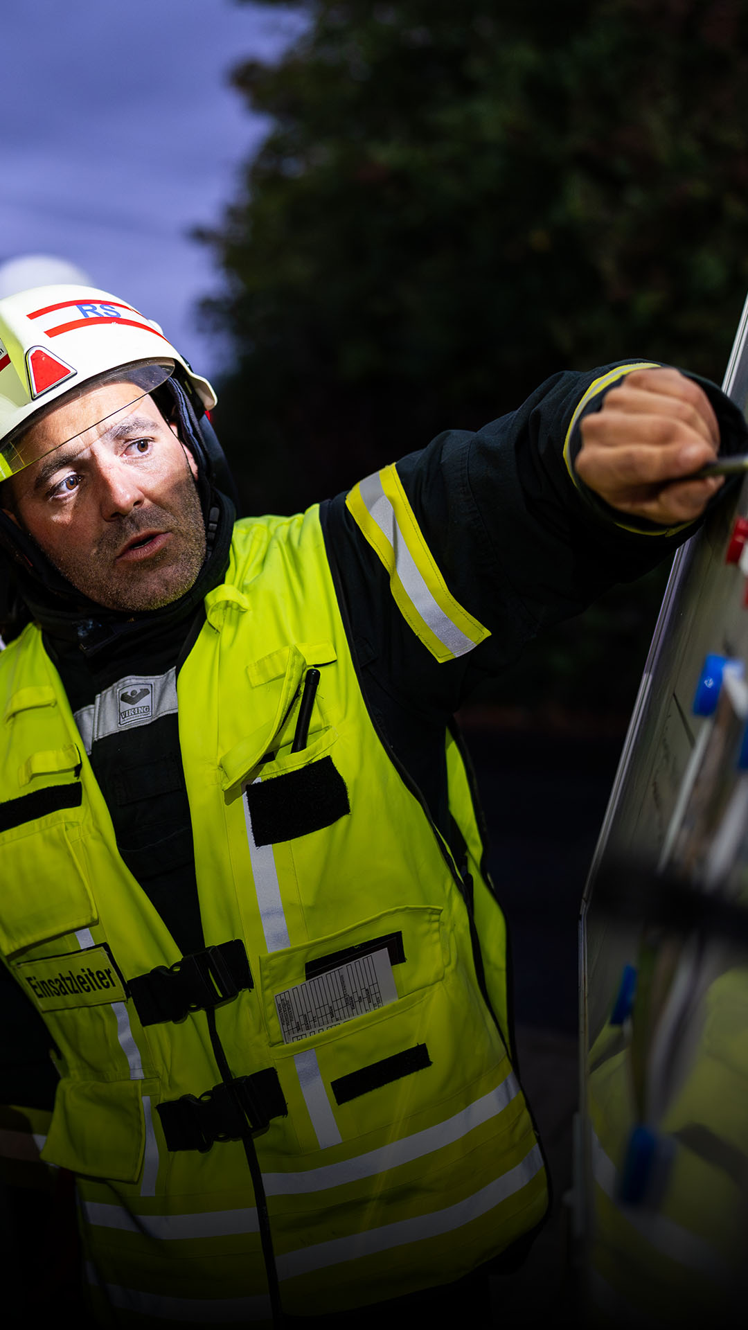 Feuerwehr übt im Bockenemer Industriegebiet