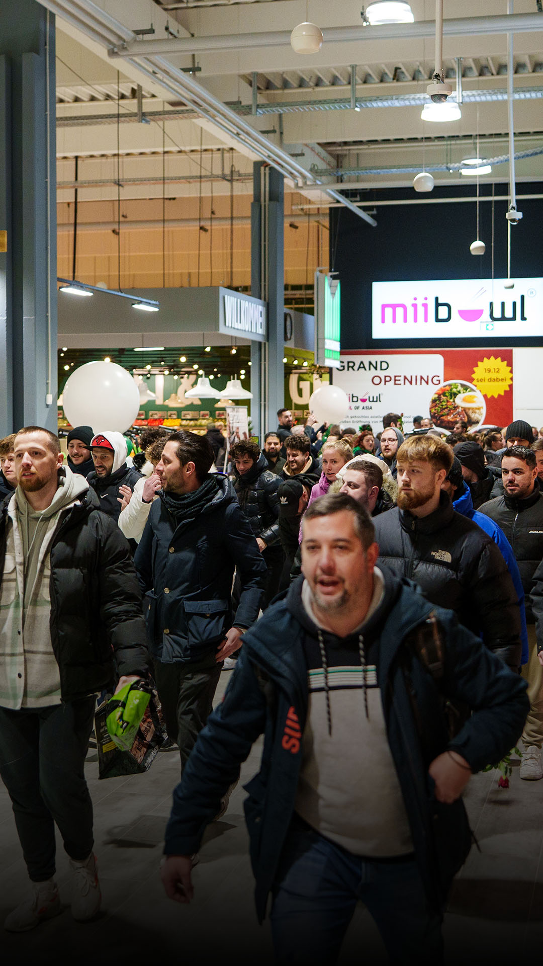 Ansturm am Morgen: Marktkauf hat eröffnet