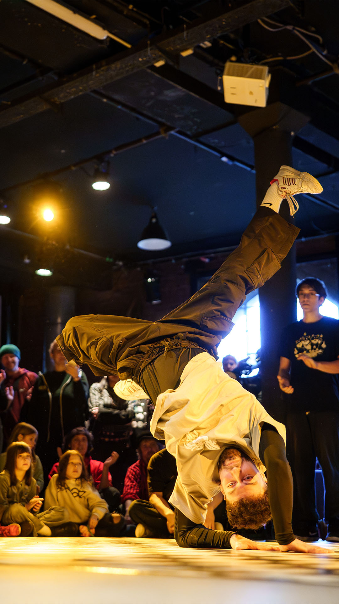 Breakdance-Battle in der Kufa