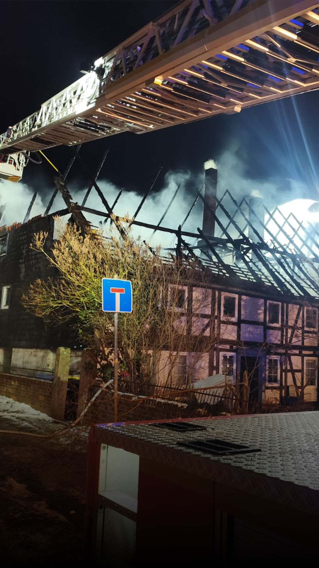 Haus in Hoheneggelsen brennt nieder