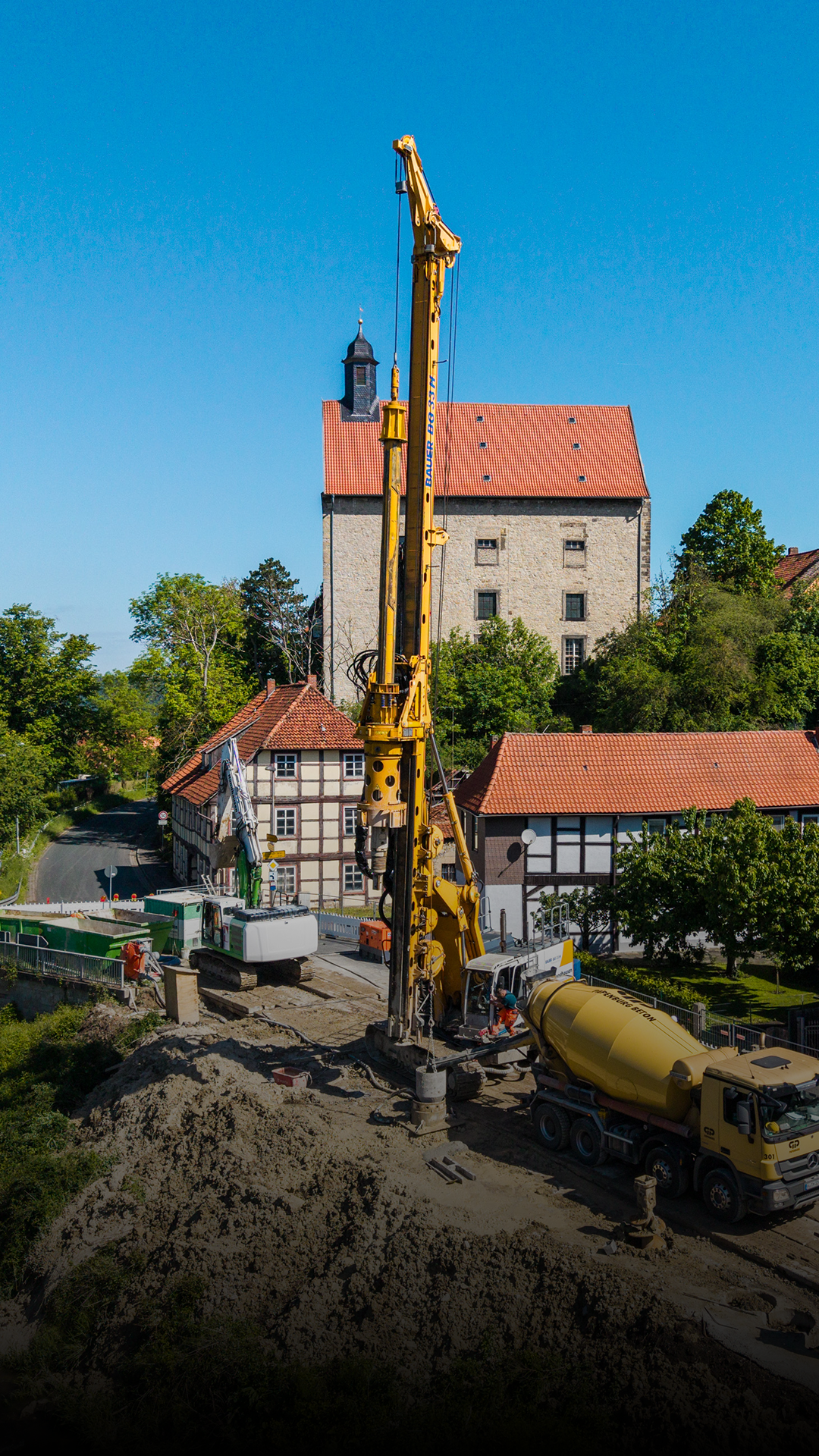 Das passiert auf der Großbaustelle in Burgstemmen
