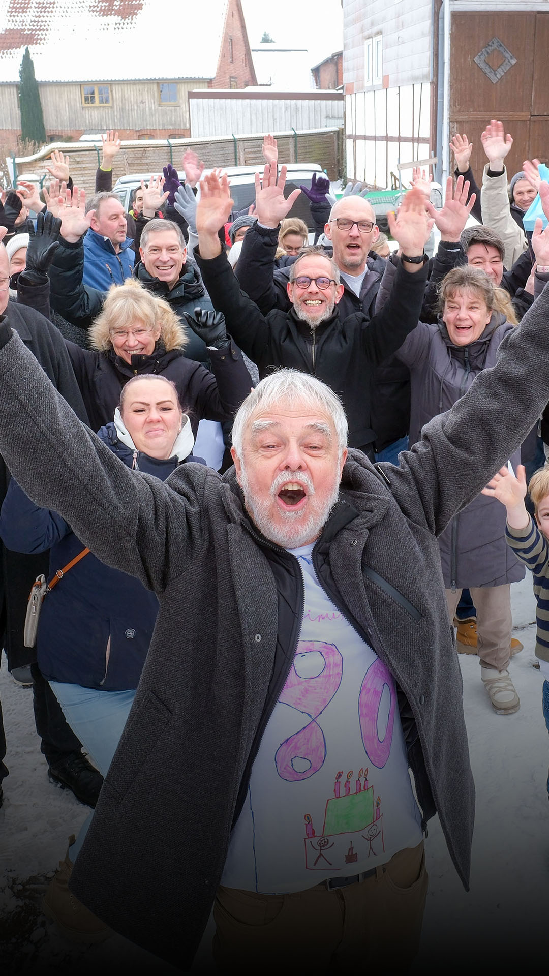 Überraschung für einstigen Schulleiter zum Geburtstag